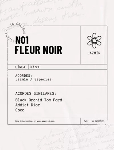 N01 / FLEUR NOIR