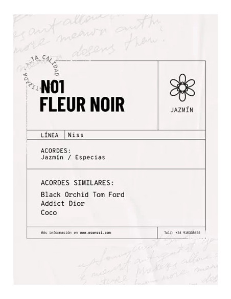N01 / FLEUR NOIR