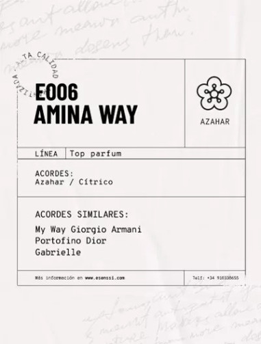 E006 / AMINA WAY