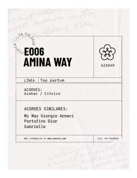 E006 / AMINA WAY