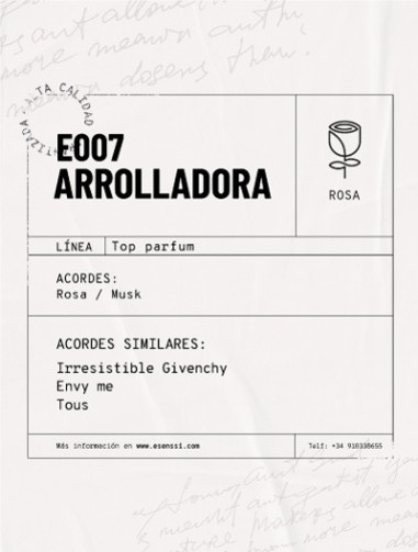 E007 / ARROLLADORA