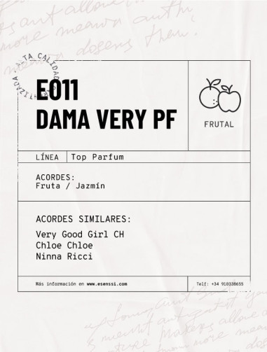E011 / DAMA VERY BF