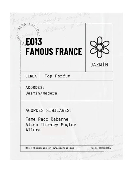 E013 / FAMOUS FRANCE
