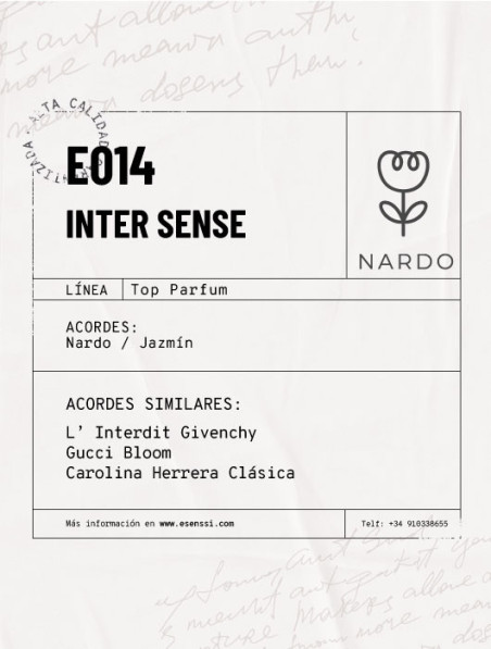 E014 / INTER SENSE