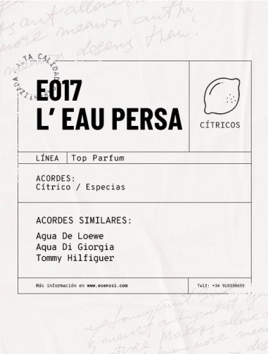 E017 / L'EAU PERSA