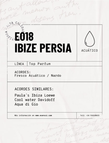 E018 / IBIZE PERSIA