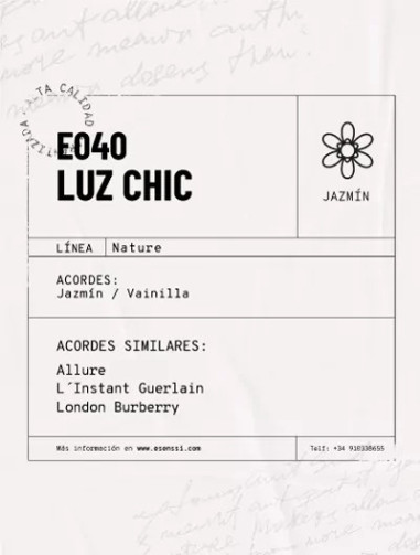 E040 / LUZ CHIC