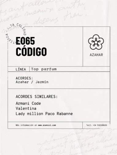 E065 / CÓDIGO
