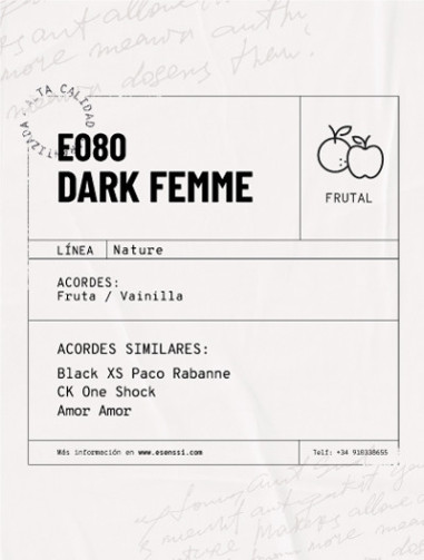 E080 / DARK FEMME