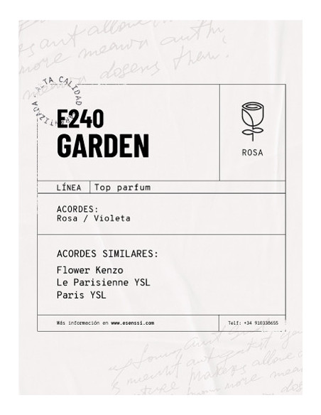 E240 / GARDEN