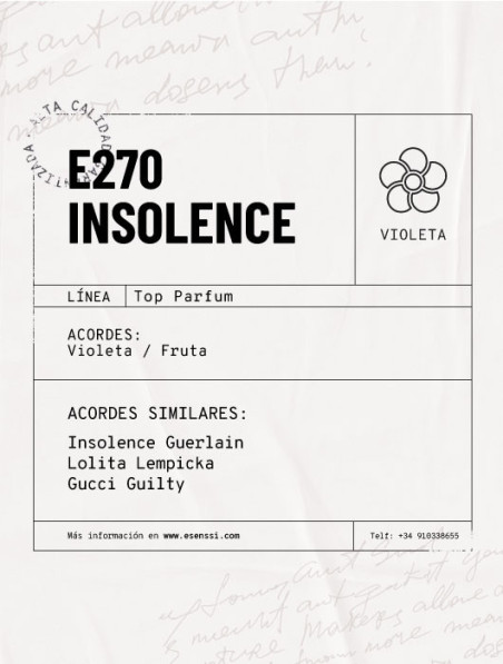 E270 / INSOLENCE