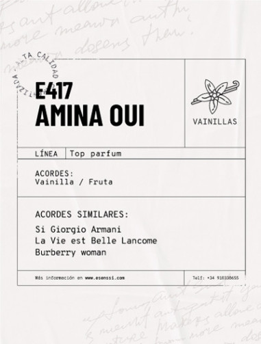E417 / AMINA OUI