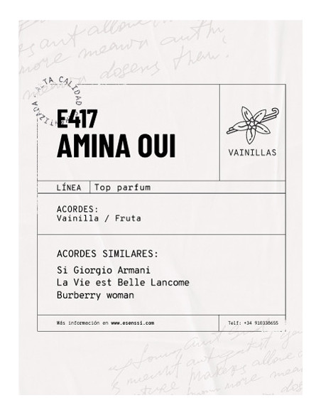 E417 / AMINA OUI