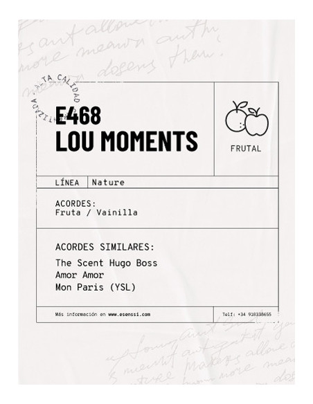 E468 / LOU MOMENTS