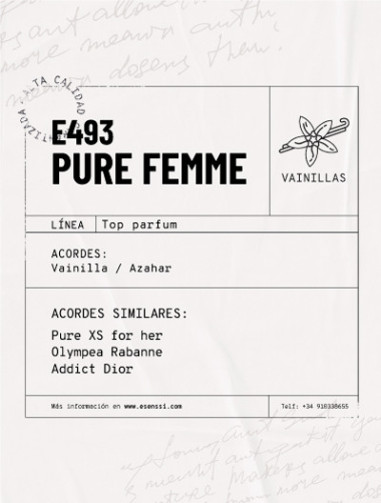 E493 / PURE FEMME