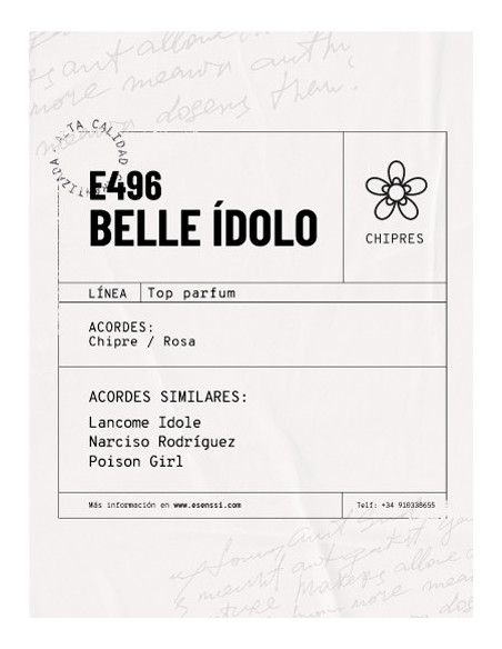 E496 / BELLE ÍDOLO