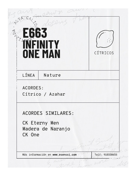 E663 / INFINITY ONE MAN