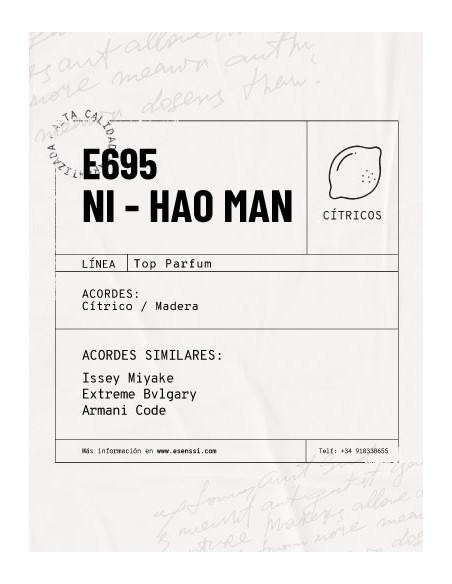 E695 / NI-HAO MAN
