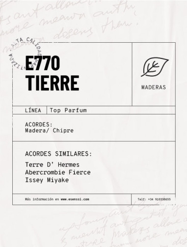 E770 / TIERRE