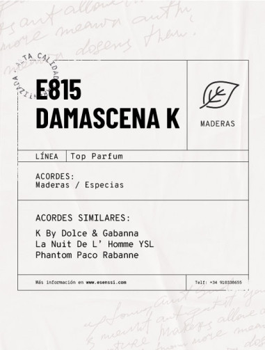 E815 / DAMASCENA K