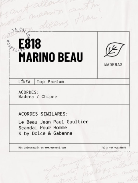 E818 / MARINO BEAU